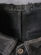 1940’s "Le Rustic" French Black Moleskin Work Jacket / 法國黑色工作外套