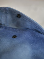 1940's "Le Mont St Michel" French Blue Moleskin Work Jacket / French work jacket 