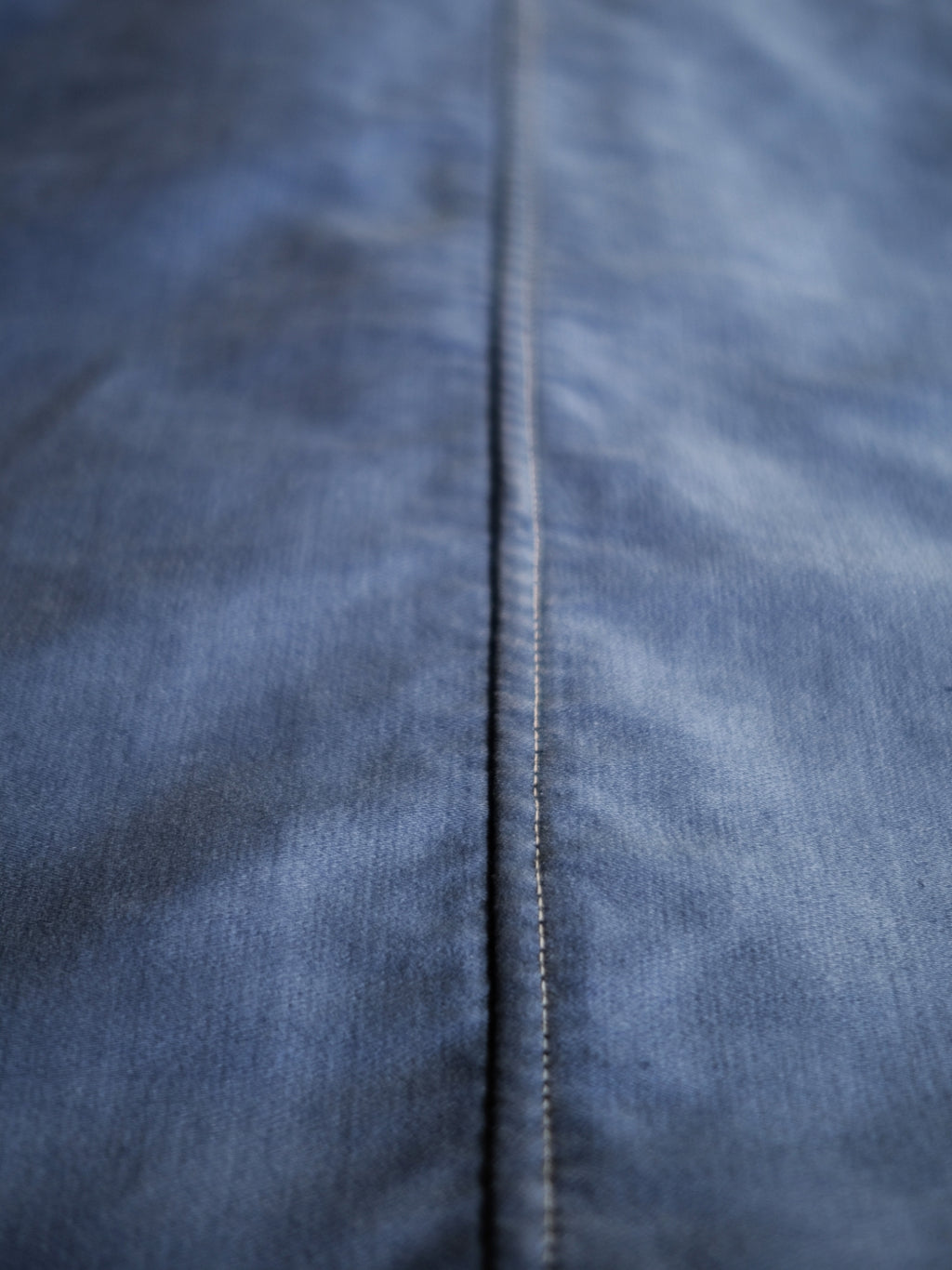 1940's "Le Mont St Michel" French Blue Moleskin Work Jacket / French work jacket 
