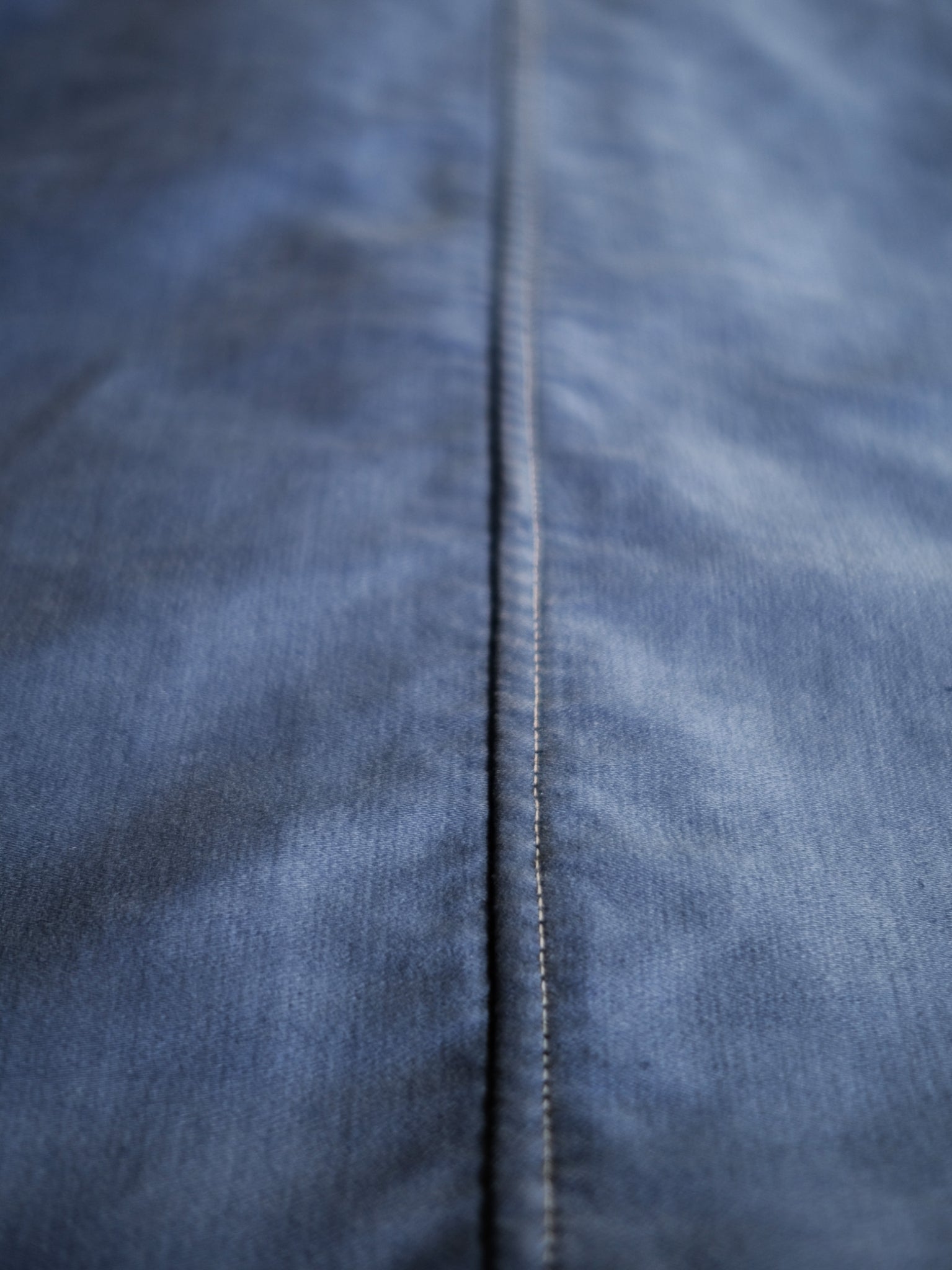 1940's "Le Mont St Michel" French Blue Moleskin Work Jacket / French work jacket 