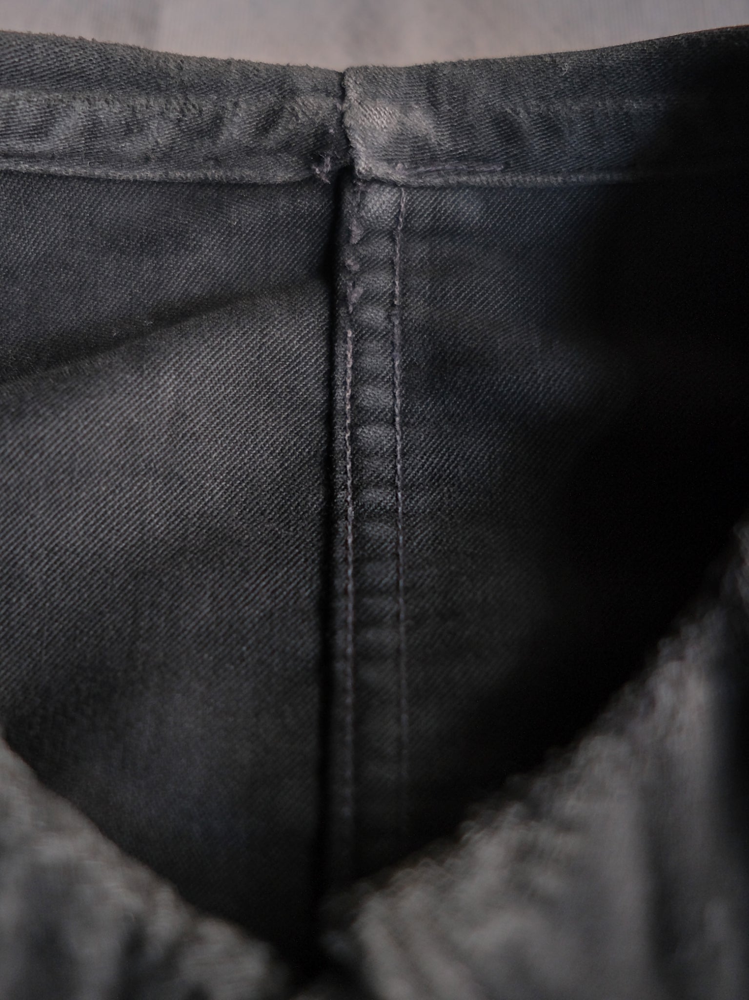 1940’s French Black Moleskin Work Jacket / 法國黑色工作外套