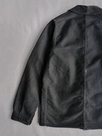 1940’s French Black Moleskin Work Jacket / 法國黑色工作外套