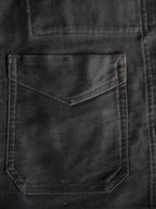 1940’s French Black Moleskin Work Jacket / 法國黑色工作外套