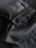 1950’s "Adolphe Lafont" Black Moleskin Work Jacket Deadstock / 法國黑色工作外套