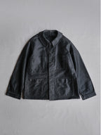 1940’s "PERRERO" French Black Moleskin Work Jacket / 法國黑色工作外套