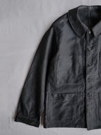 1940’s "PERRERO" French Black Moleskin Work Jacket / 法國黑色工作外套
