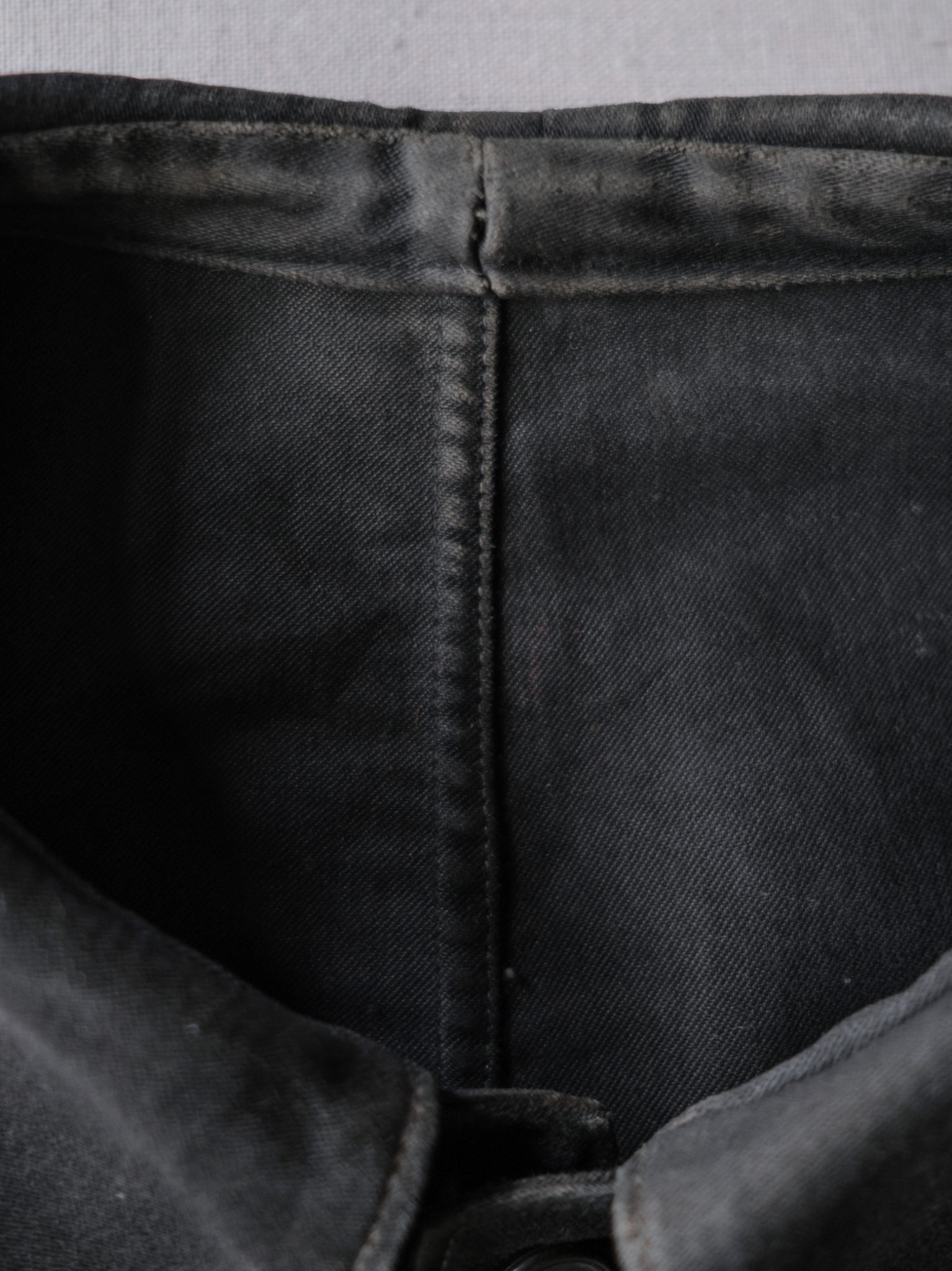 1940’s "PERRERO" French Black Moleskin Work Jacket / 法國黑色工作外套