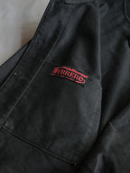 1940’s "PERRERO" French Black Moleskin Work Jacket / 法國黑色工作外套