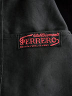 1940’s "PERRERO" French Black Moleskin Work Jacket / 法國黑色工作外套
