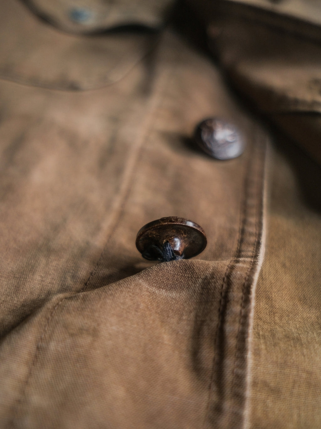 1940's "IMPERMÈABLES" French Canvas Hunting Jacket / 法國 帆布狩獵外套