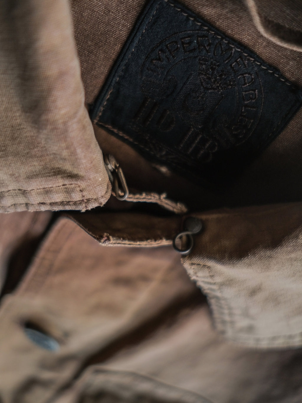 1940's "IMPERMÈABLES" French Canvas Hunting Jacket / 法國 帆布狩獵外套