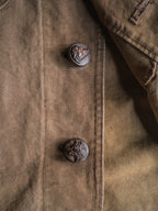 1940's "IMPERMÈABLES" French Canvas Hunting Jacket / 法國 帆布狩獵外套