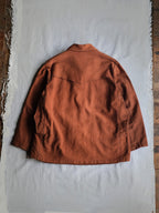 1930's French Brick Red Moleskin Hunting Jacket / 法國磚紅狩獵外套