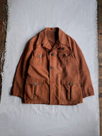 1930's French Brick Red Moleskin Hunting Jacket / 法國磚紅狩獵外套