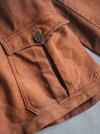 1930's French Brick Red Moleskin Hunting Jacket / 法國磚紅狩獵外套