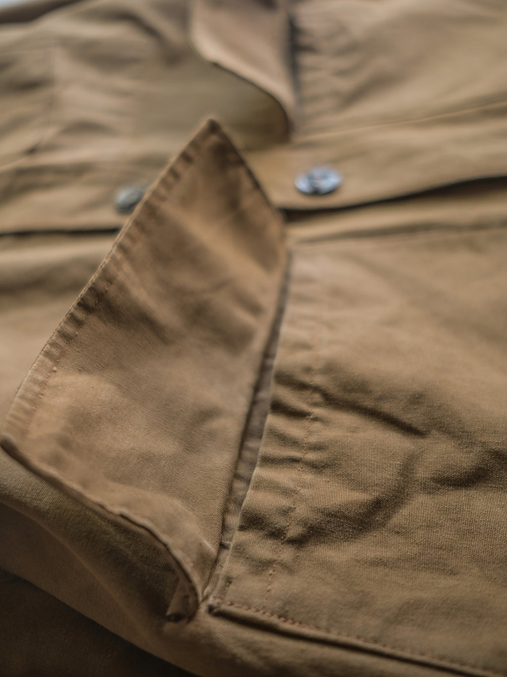 1950's French Canvas Hunting Jacket / 法國 帆布狩獵外套