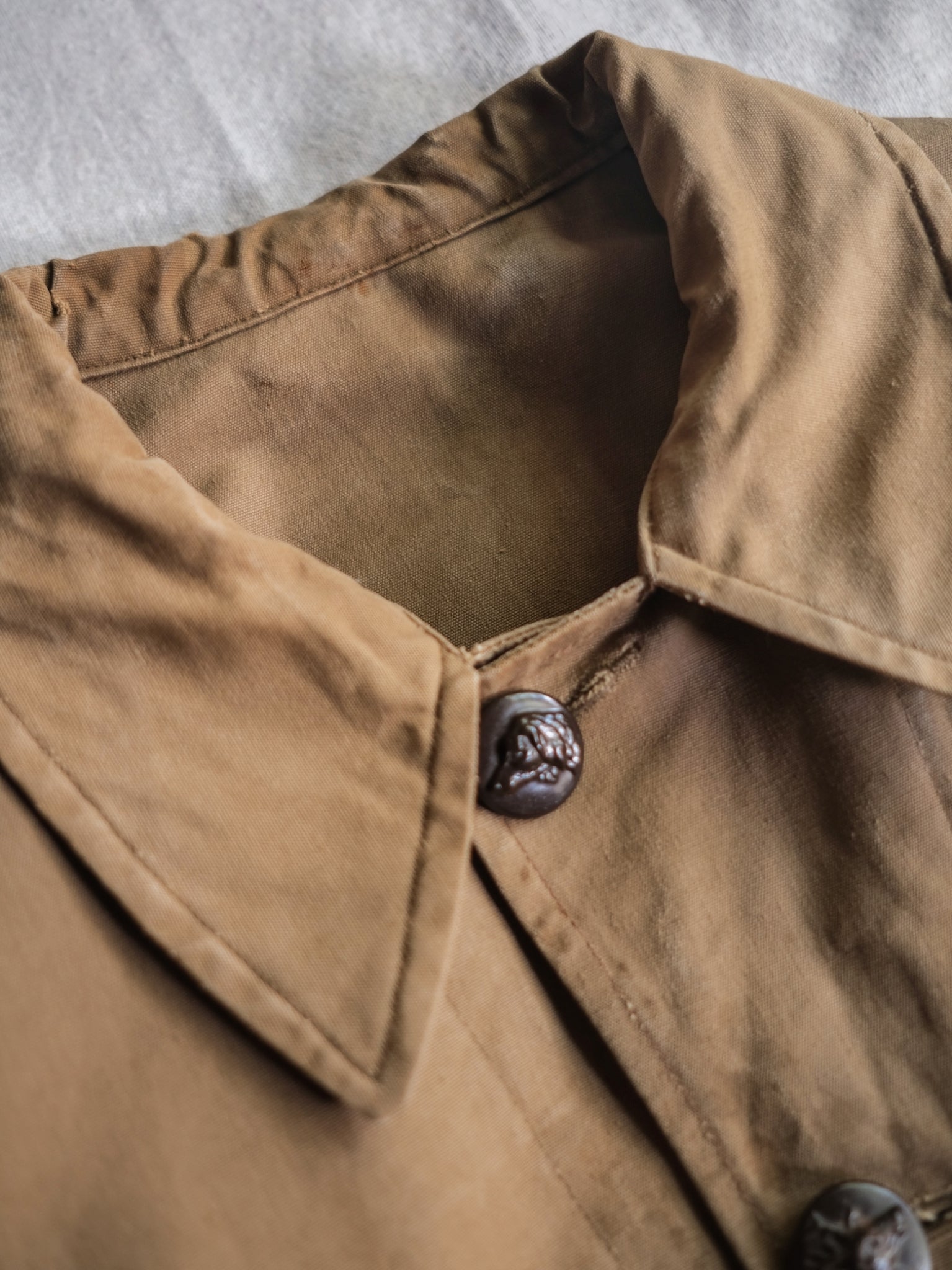 1950's French Canvas Hunting Jacket / 法國 帆布狩獵外套