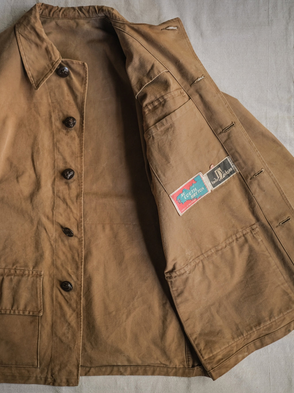 1950's French Canvas Hunting Jacket / 法國 帆布狩獵外套