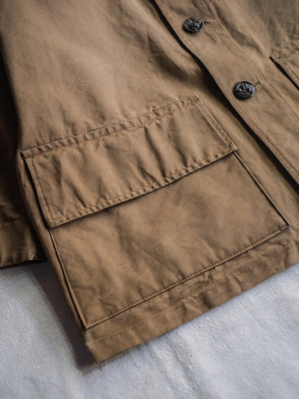 1950's French Canvas Hunting Jacket / 法國 帆布狩獵外套
