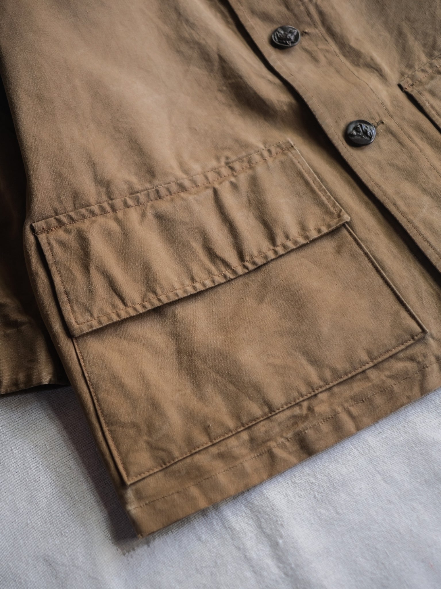 1950's French Canvas Hunting Jacket / 法國 帆布狩獵外套