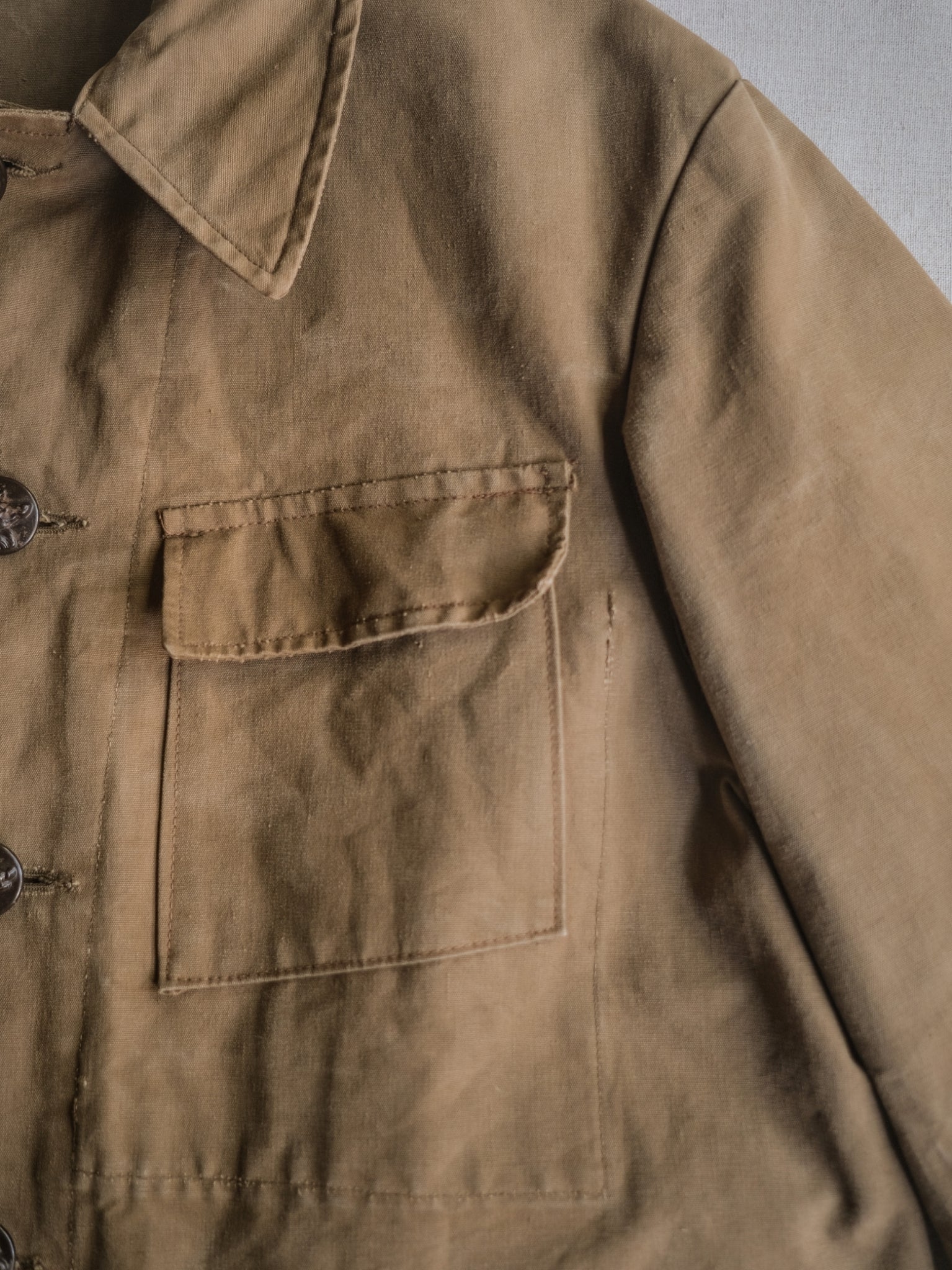 1950's French Canvas Hunting Jacket / 法國 帆布狩獵外套
