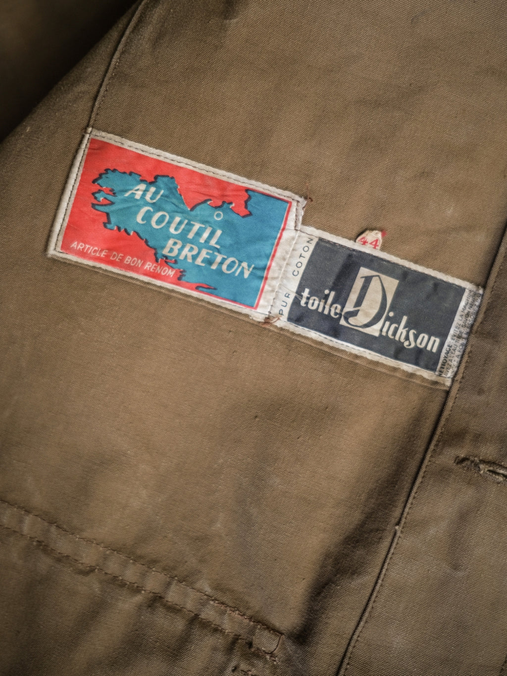 1950's French Canvas Hunting Jacket / 法國 帆布狩獵外套