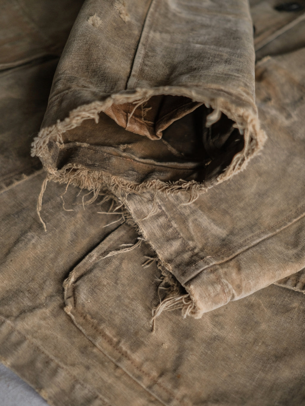 1950's French Canvas Hunting Jacket / 法國 帆布狩獵外套