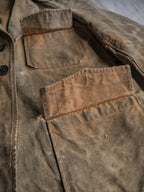 1950's French Canvas Hunting Jacket / 法國 帆布狩獵外套