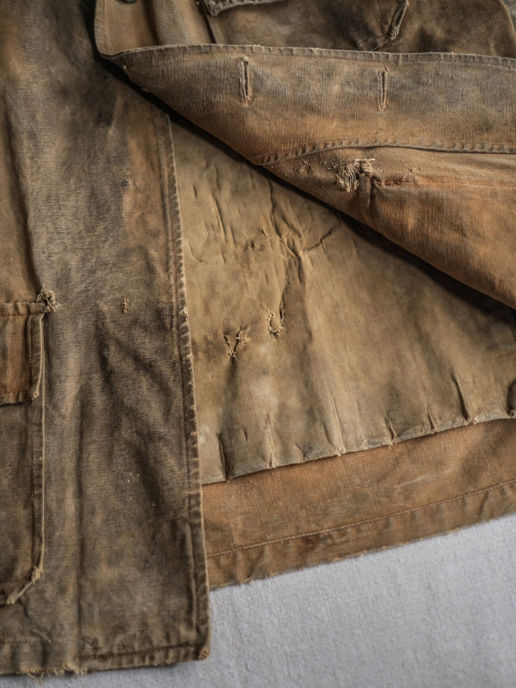1950's French Canvas Hunting Jacket / 法國 帆布狩獵外套