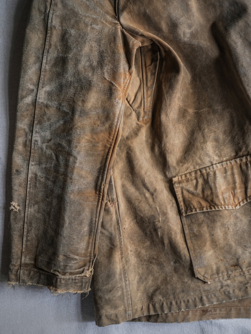 1950's French Canvas Hunting Jacket / 法國 帆布狩獵外套