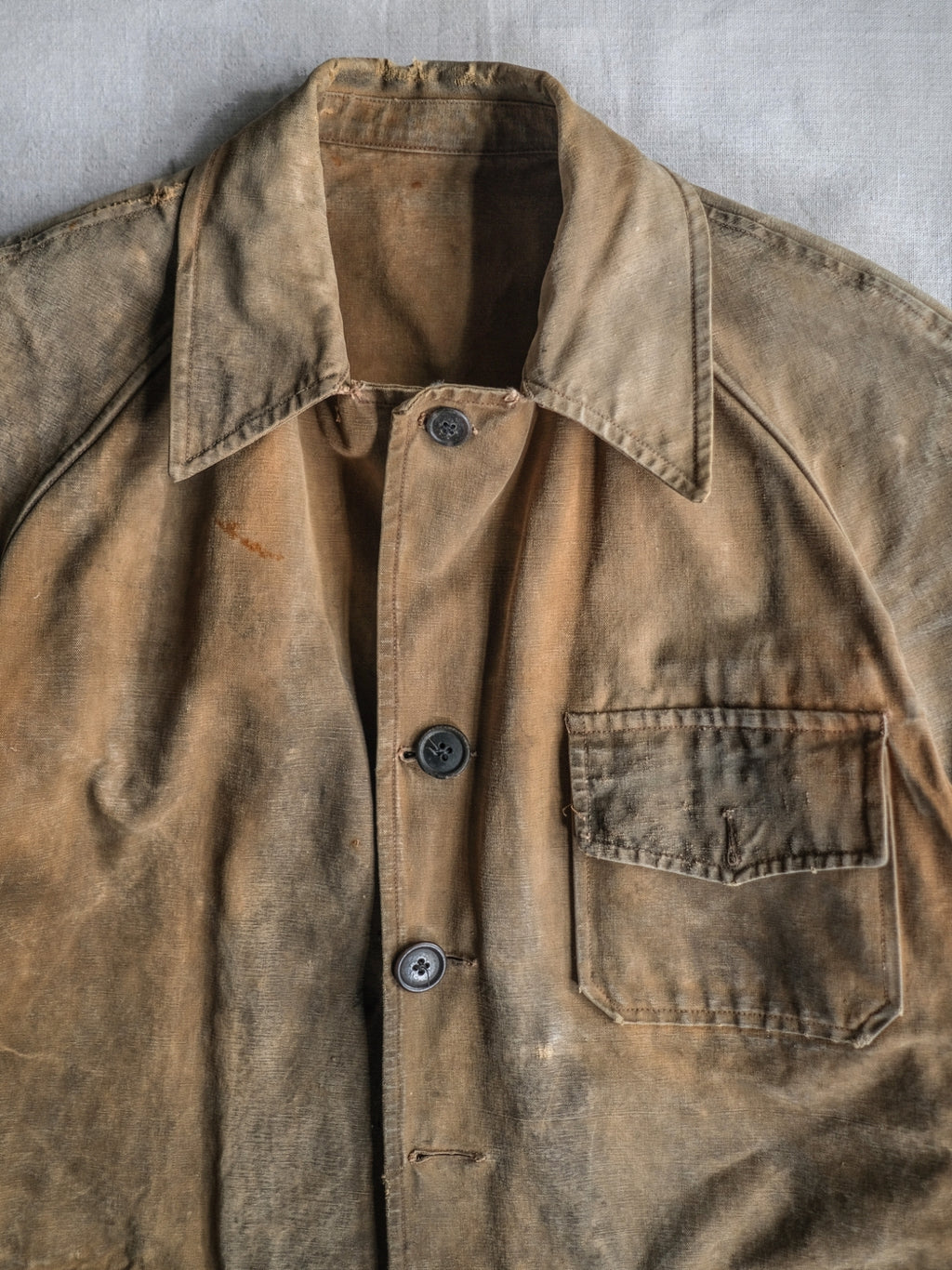 1950's French Canvas Hunting Jacket / 法國 帆布狩獵外套