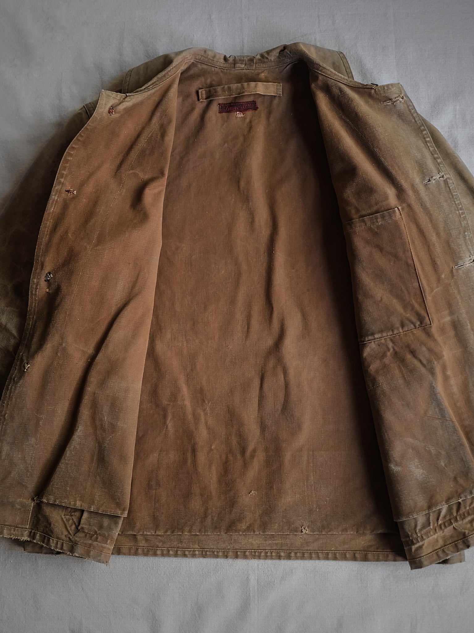 1950’s French Canvas Hunting Jacket / 法國 帆布獵裝外套