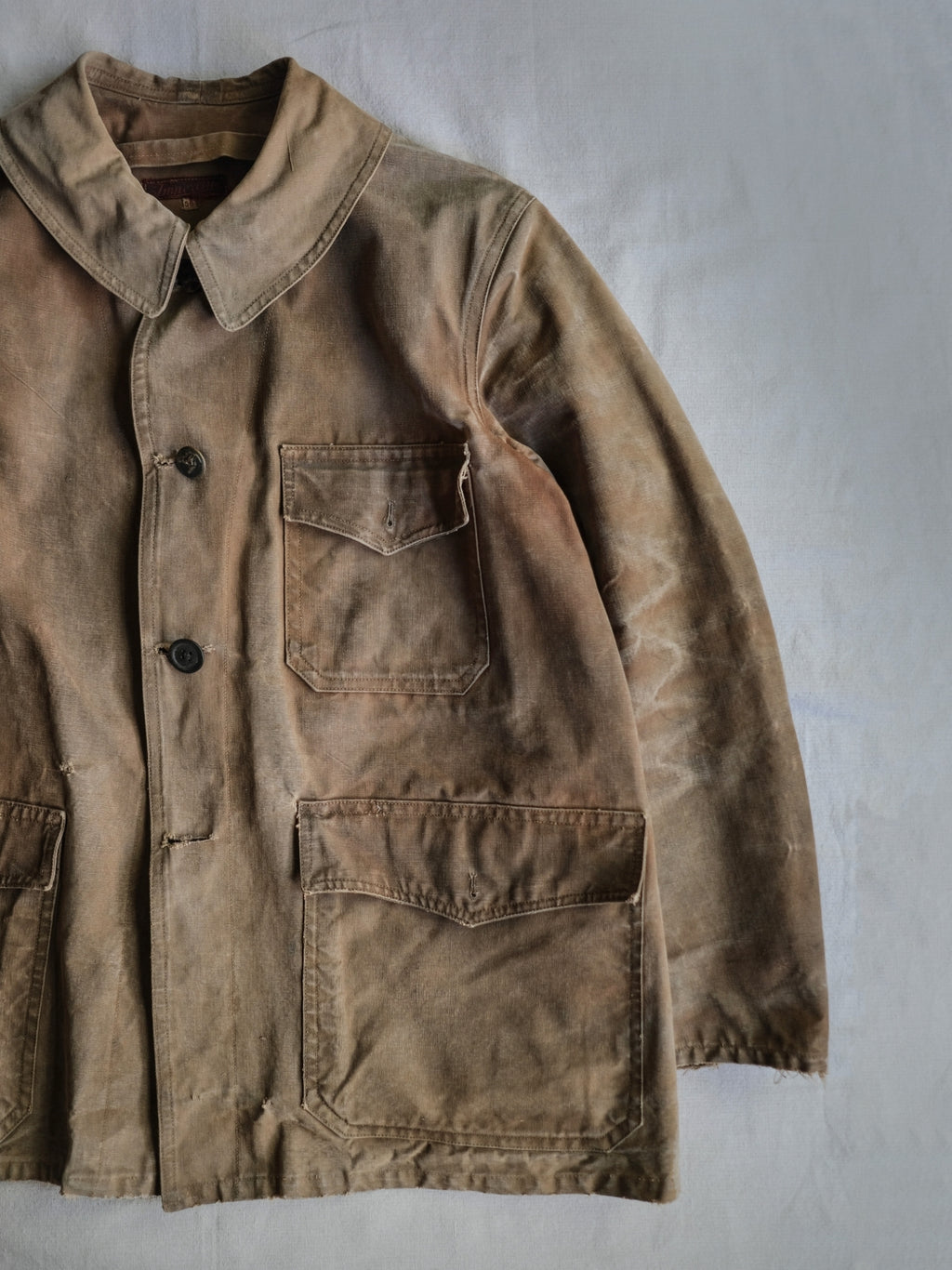 1950’s French Canvas Hunting Jacket / 法國 帆布獵裝外套