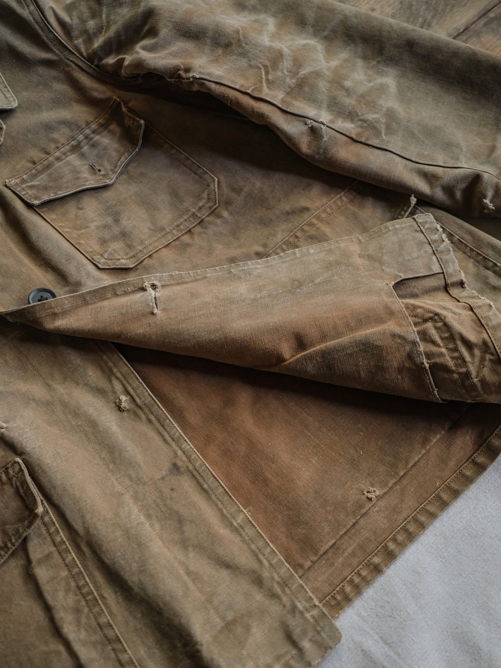1950’s French Canvas Hunting Jacket / 法國 帆布獵裝外套