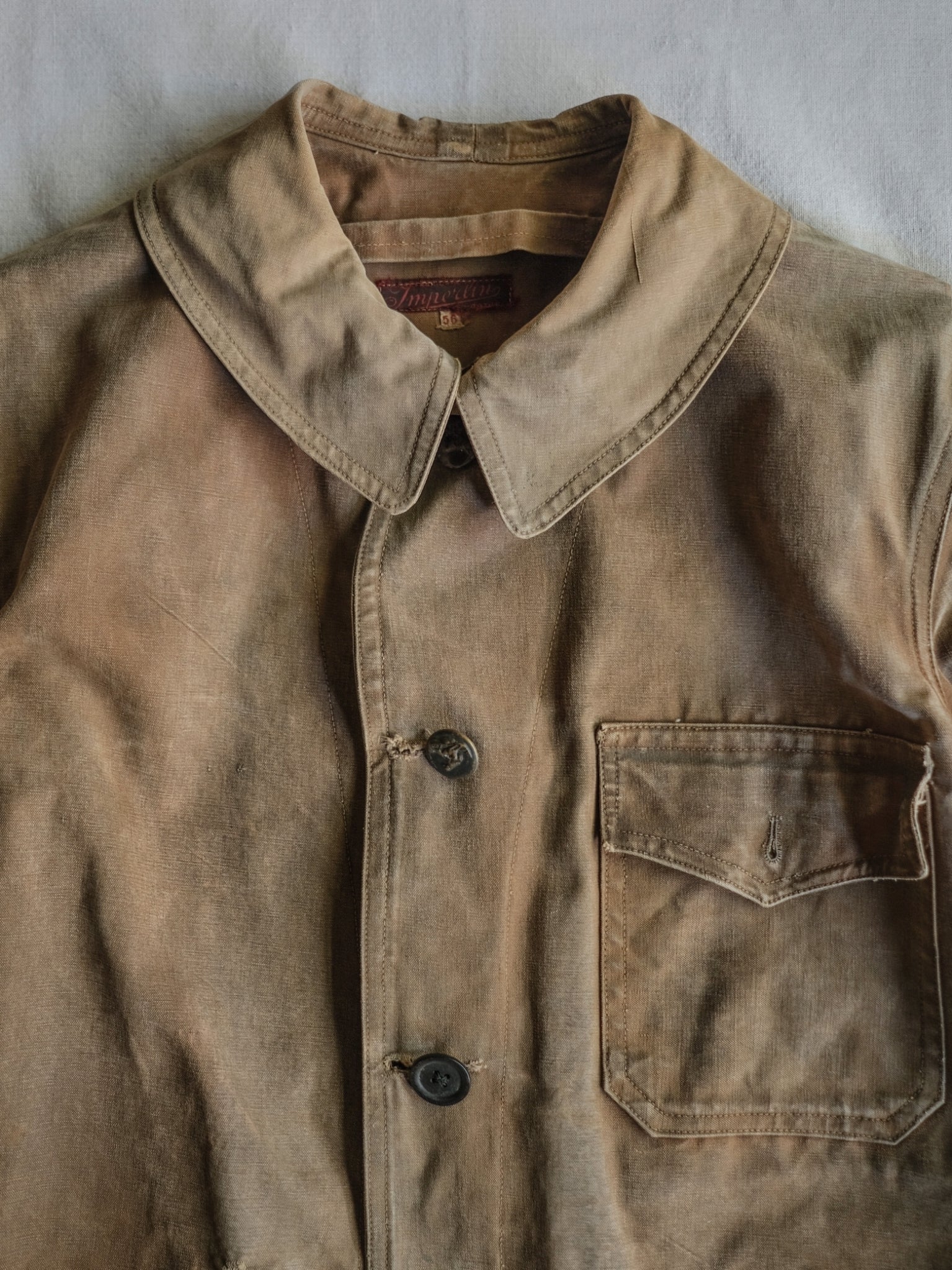 1950’s French Canvas Hunting Jacket / 法國 帆布獵裝外套