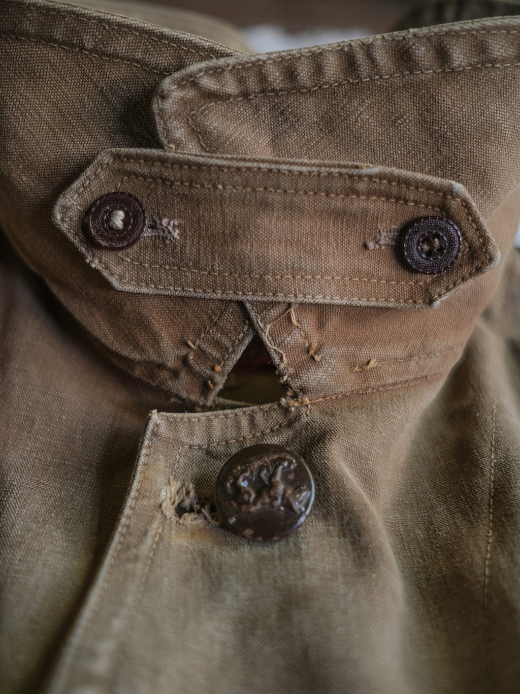 1950’s French Canvas Hunting Jacket / 法國 帆布獵裝外套