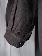 1900-10’s French Wool Twill “Biaude” Brass Chain / 法國 羊毛罩衫