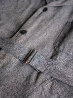 1940’s “Au Molinel” French Salt & Pepper Atelier Coat / 法國椒鹽工作大衣