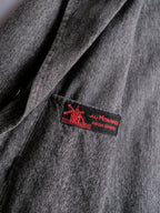 1940’s “Au Molinel” French Salt & Pepper Atelier Coat / 法國椒鹽工作大衣