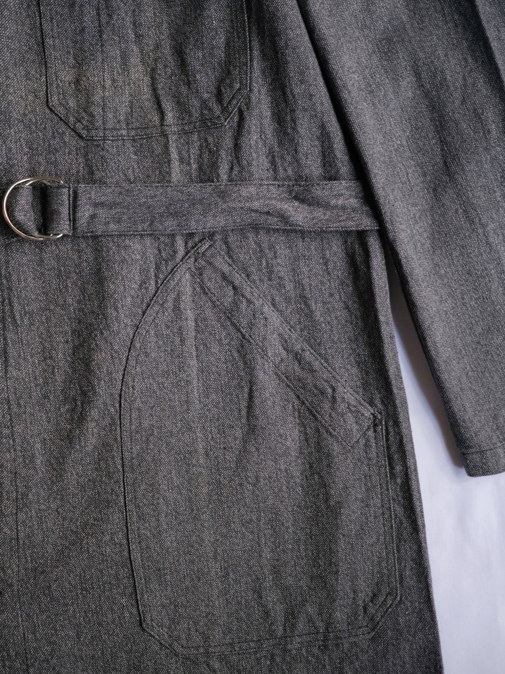 1950’s “VETRA” French Salt & Pepper Atelier Coat / 法國椒鹽工作大衣