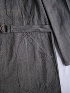 1950’s “VETRA” French Salt & Pepper Atelier Coat / 法國椒鹽工作大衣