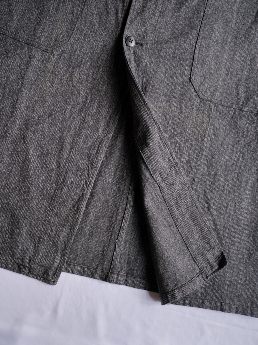 1950’s “VETRA” French Salt & Pepper Atelier Coat / 法國椒鹽工作大衣