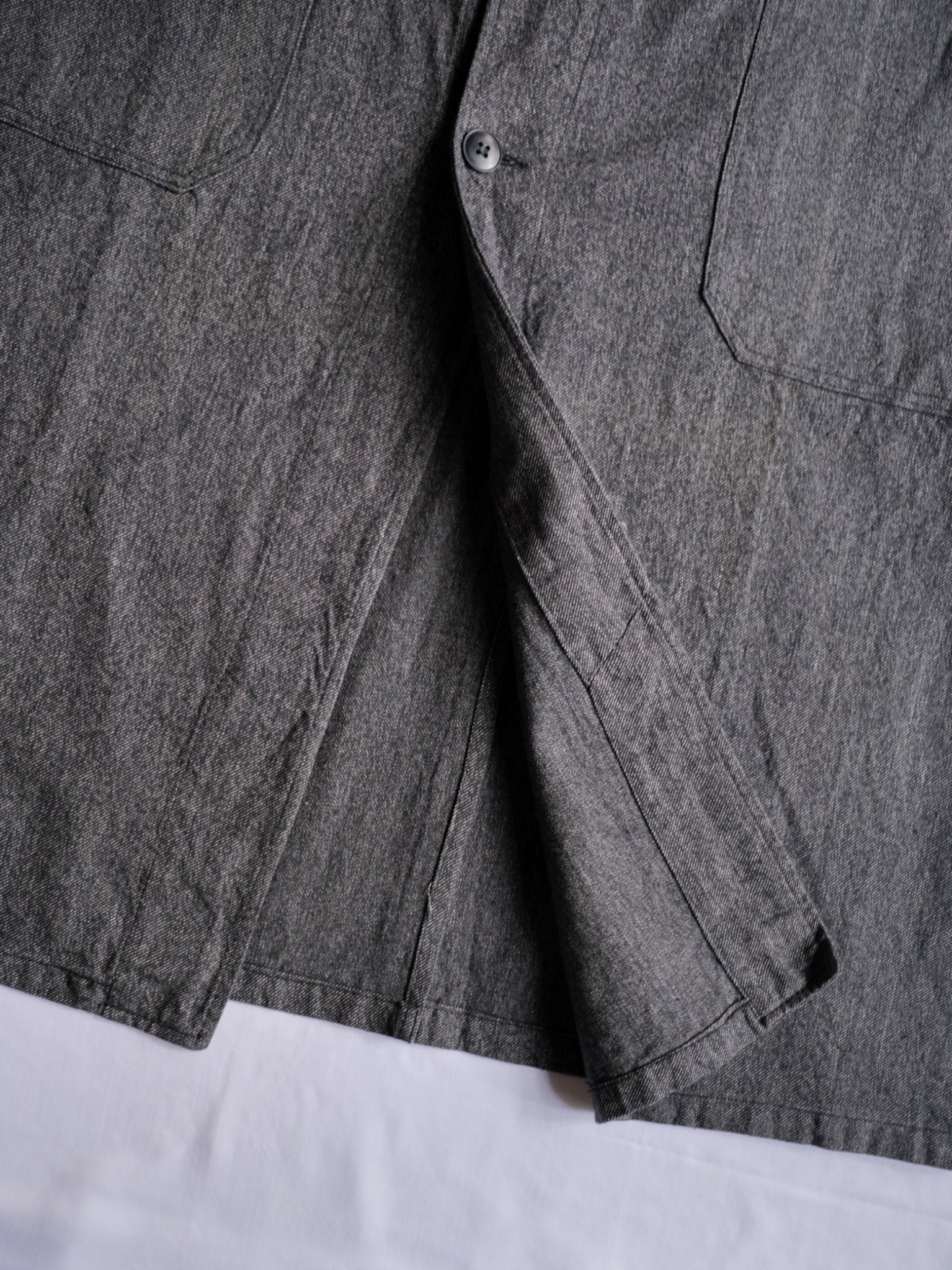 1950’s “VETRA” French Salt & Pepper Atelier Coat / 法國椒鹽工作大衣