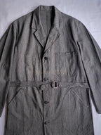1950’s “VETRA” French Salt & Pepper Atelier Coat / 法國椒鹽工作大衣