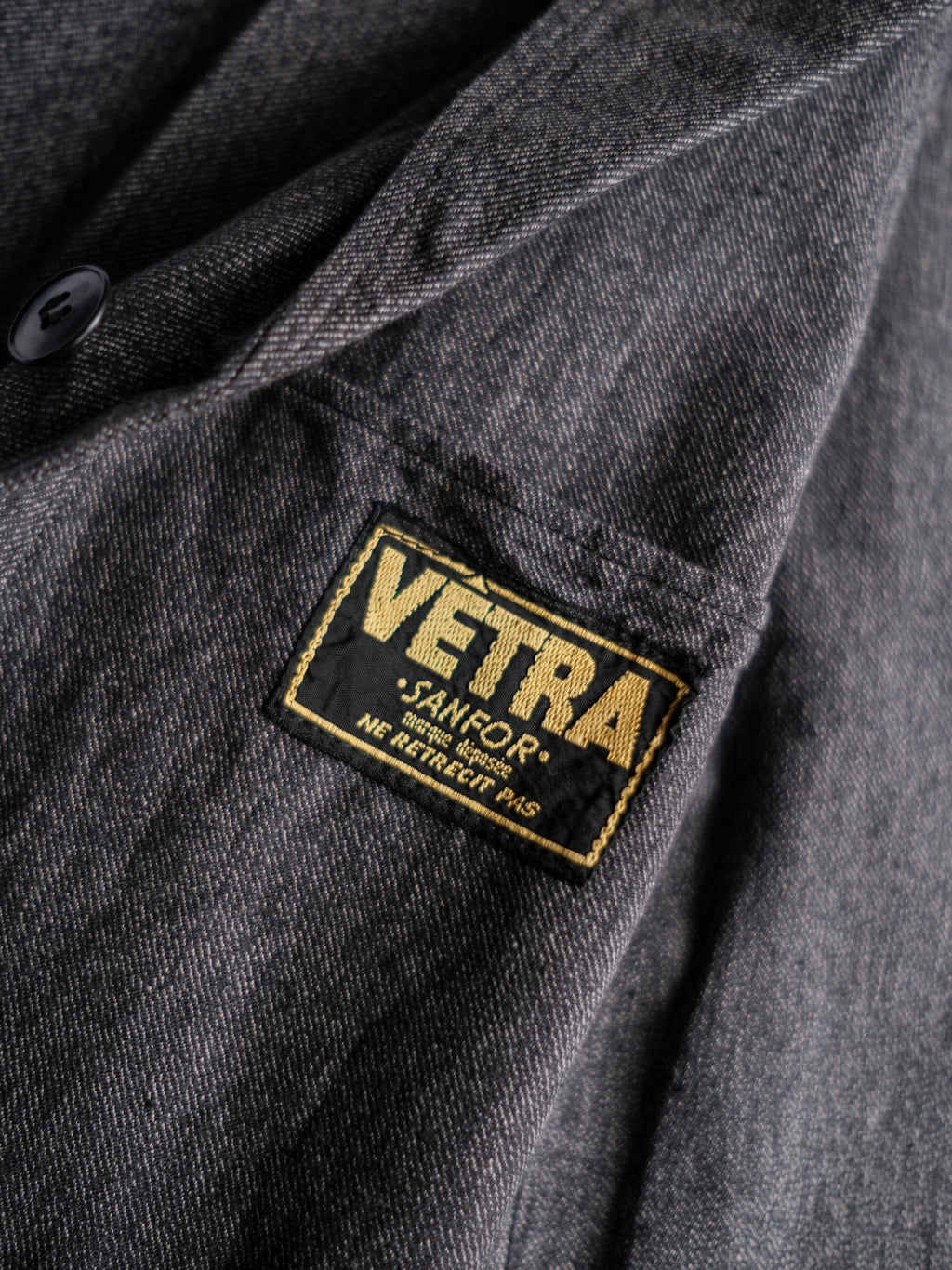 1950’s “VETRA” French Salt & Pepper Atelier Coat / 法國椒鹽工作大衣