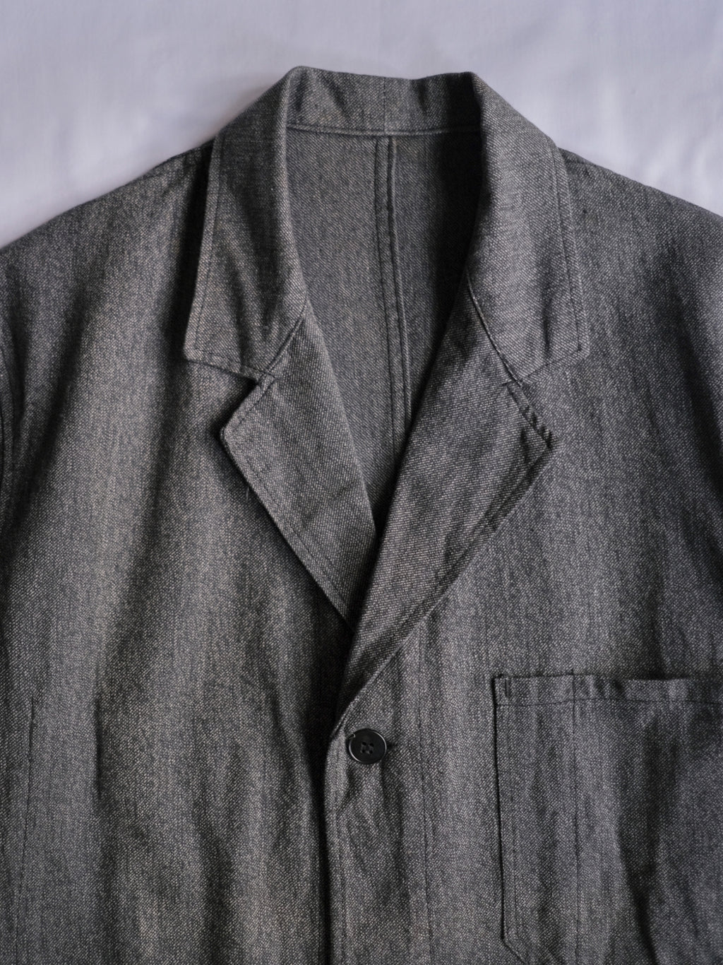 1950’s “VETRA” French Salt & Pepper Atelier Coat / 法國椒鹽工作大衣