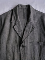 1950’s “VETRA” French Salt & Pepper Atelier Coat / 法國椒鹽工作大衣