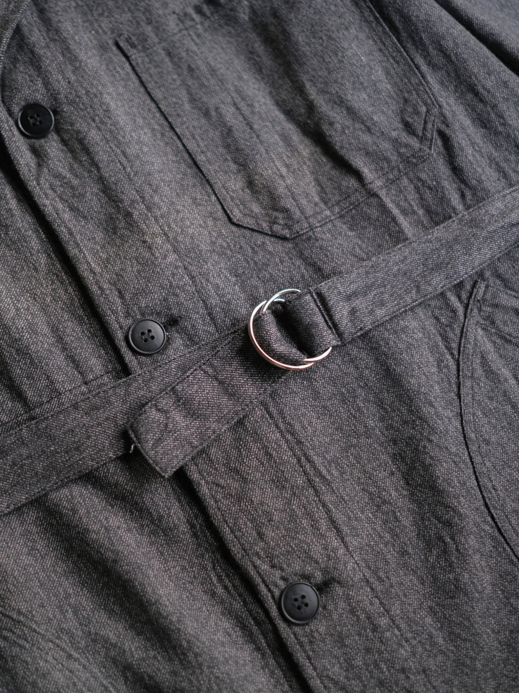 1950’s “VETRA” French Salt & Pepper Atelier Coat / 法國椒鹽工作大衣