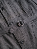 1950’s “VETRA” French Salt & Pepper Atelier Coat / 法國椒鹽工作大衣