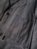 1950’s “VETRA” French Salt & Pepper Atelier Coat / 法國椒鹽工作大衣